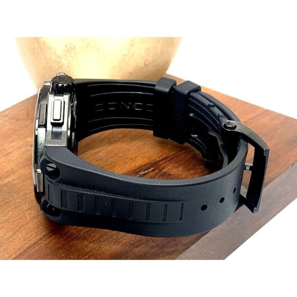 Concord Men's Watch C2 Swiss Automatic Chronograph Black Dial Rubber Ban… - Picture 9 of 12